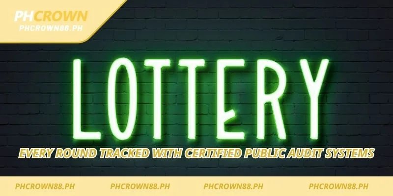 Every round tracked with certified public audit systems