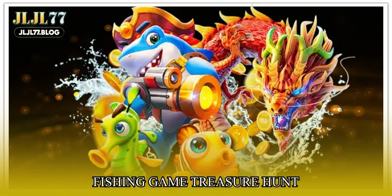 Fishing game treasure hunt